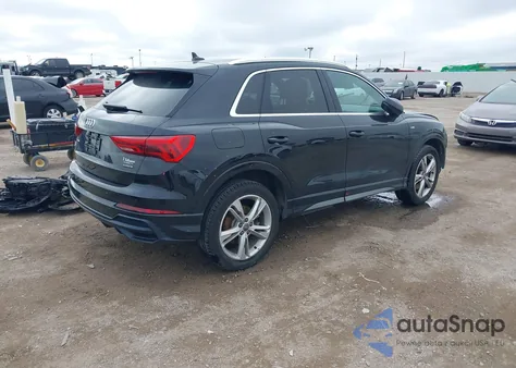 2020 Audi Q3 Premium 45 Tfsi S Line Quattro Tiptronic z USA, uszkodzony, nr VIN WA1DECF37L1124491